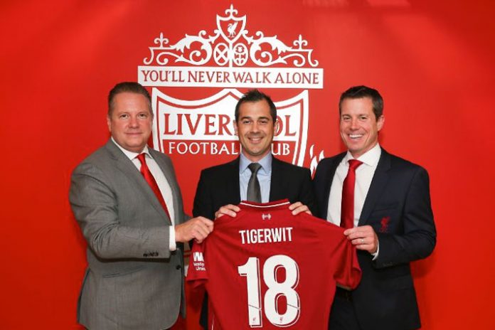 Premier League club Liverpool FC,Liverpool FC Partnership with TigerWit Limited,TigerWit Limited Partnership Premier League club Liverpool FC,UK-based global financial technology company TigerWit Limited,global financial technology company TigerWit Limited