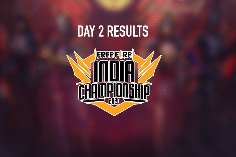 Free Fire India Championship 2020 Day 2 Results And Standings