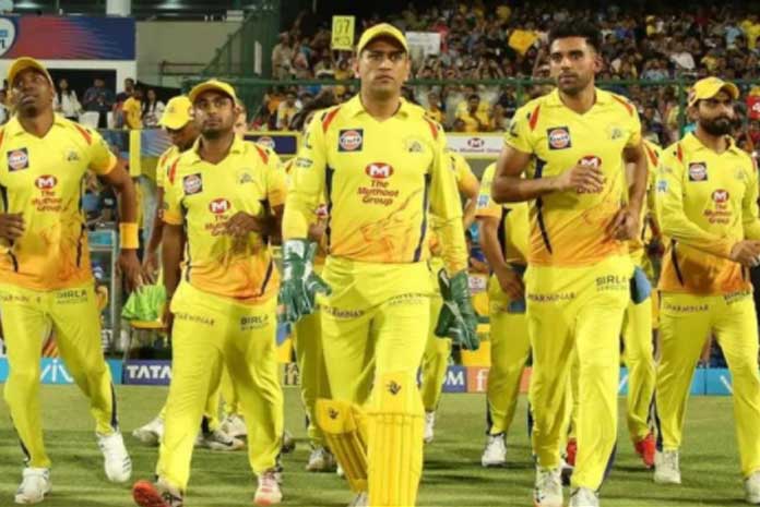 jersey number of csk players